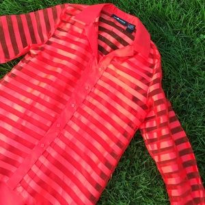 🌹 Sag Harbor Red Dress and Overshirt